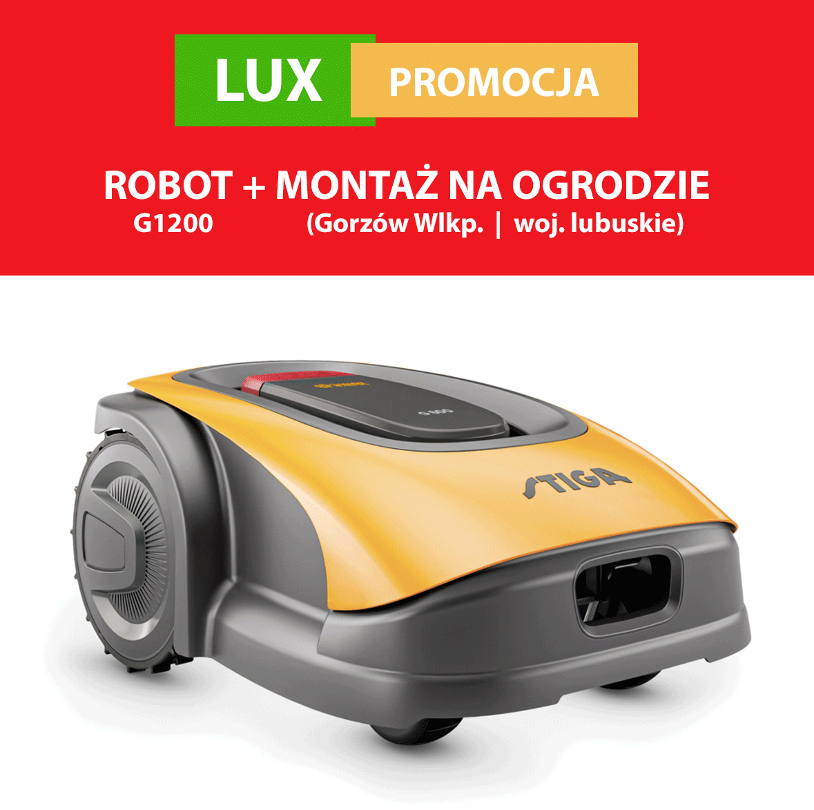Stiga G1200 robolux 5