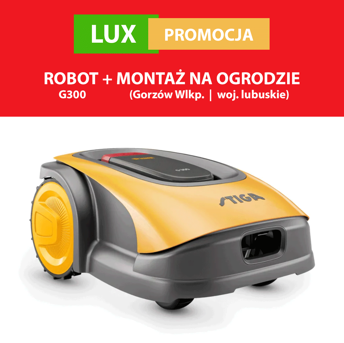 Stiga G300 robolux 2